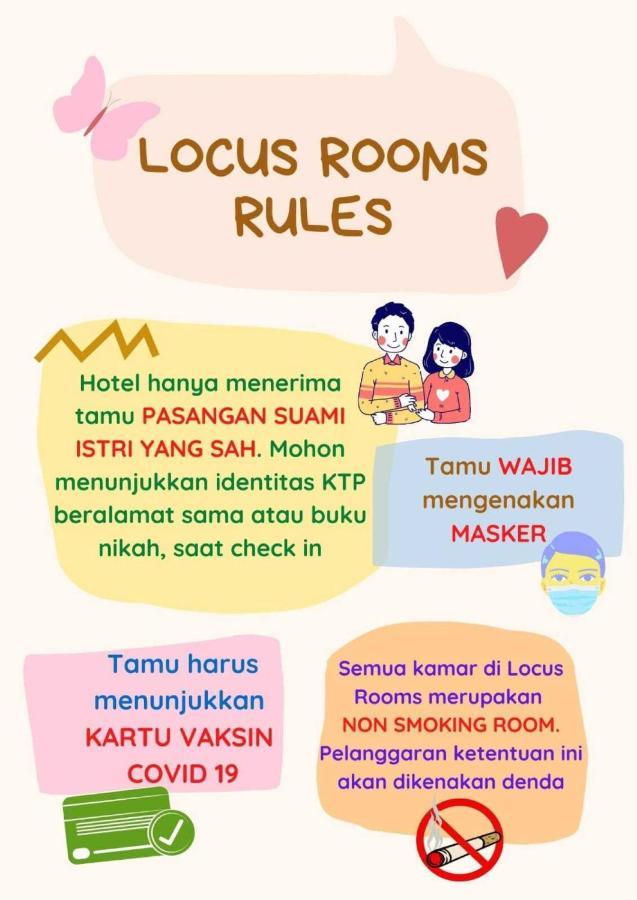 Locus Rooms Bandung Exterior photo